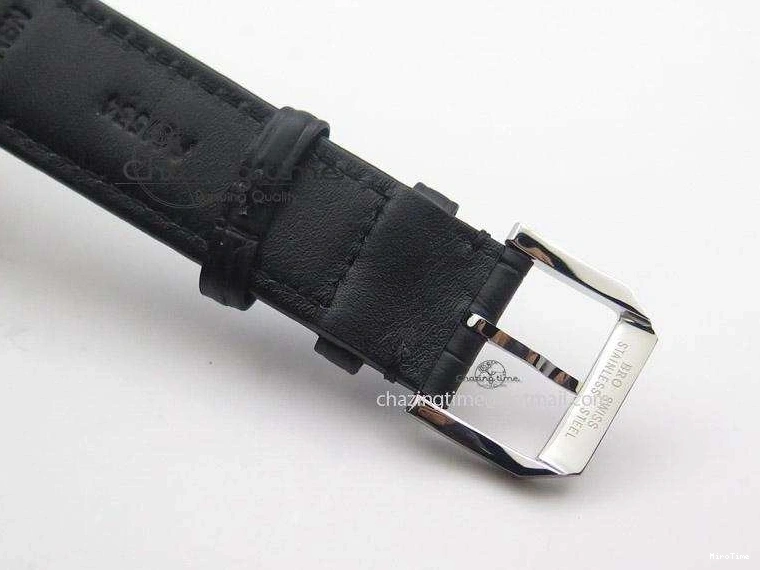 MIROTIME 0516 Mark XVI 1:1 Best Edition MK Maker SS Black Dial A2892 On Black Leather Strap Chic 7371